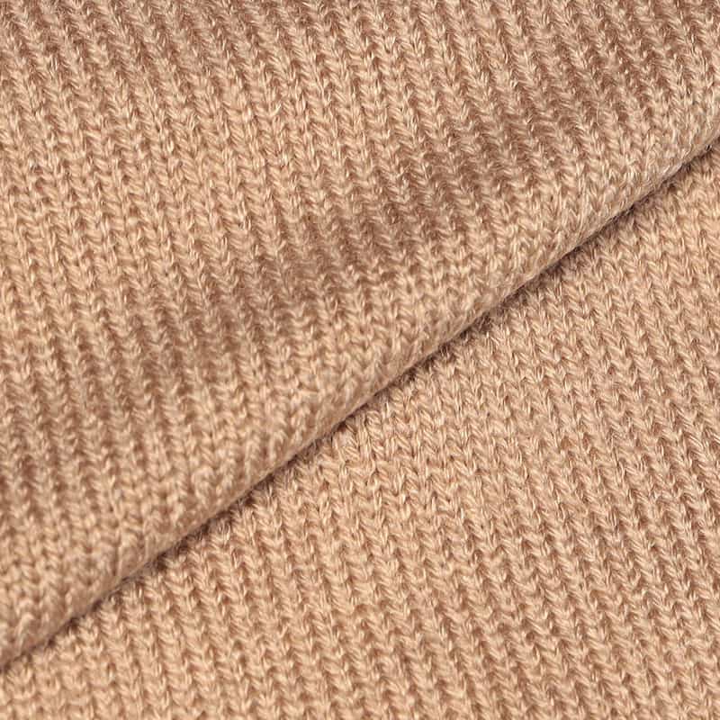 BARNEYS NEW YORK ハイネック クロップドニットプルオーバー BEIGE