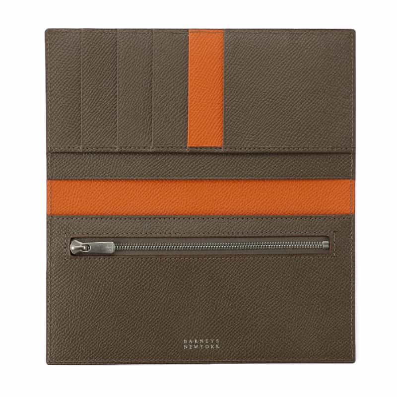 BARNEYS NEW YORK レザーロングウォレット BEIGE