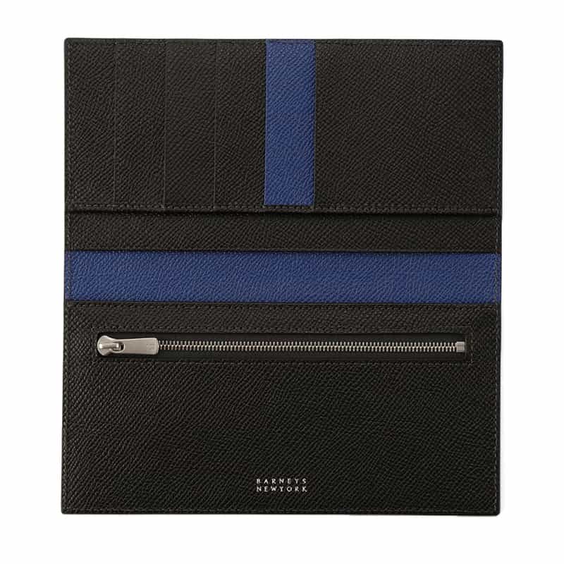BARNEYS NEW YORK レザーロングウォレット BLACK