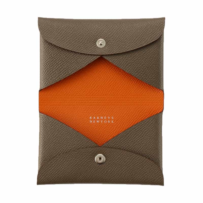 BARNEYS NEW YORK レザーカードケース BEIGE