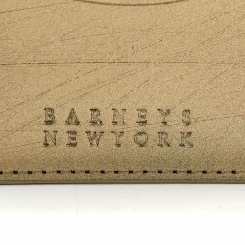 BARNEYS NEW YORK レザーカードケース GOLD