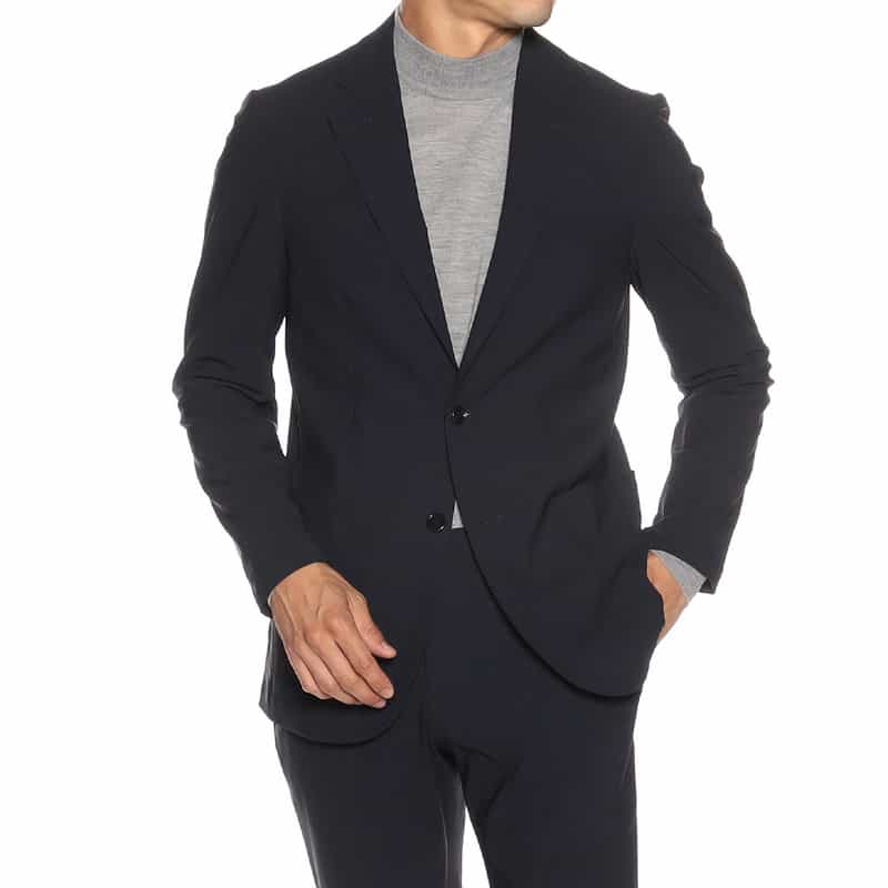 BARNEYS NEW YORK セットアップ ジャージージャケット NAVY