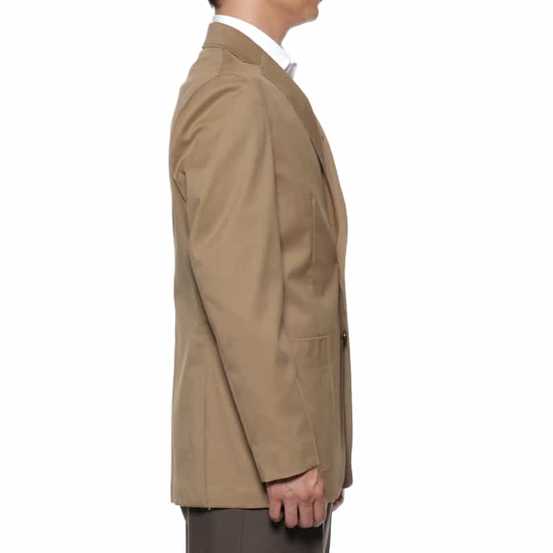 BARNEYS NEW YORK フランネル テーラードジャケット BEIGE