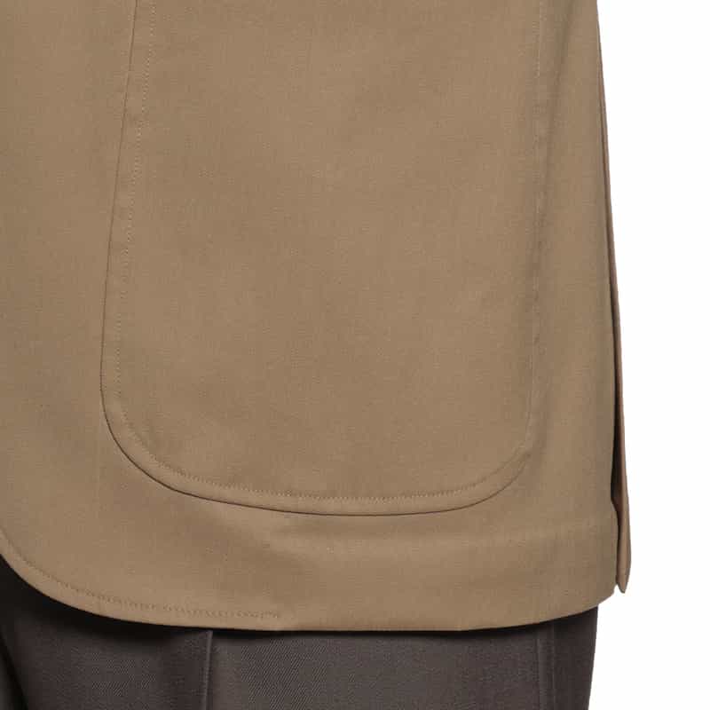 BARNEYS NEW YORK フランネル テーラードジャケット BEIGE