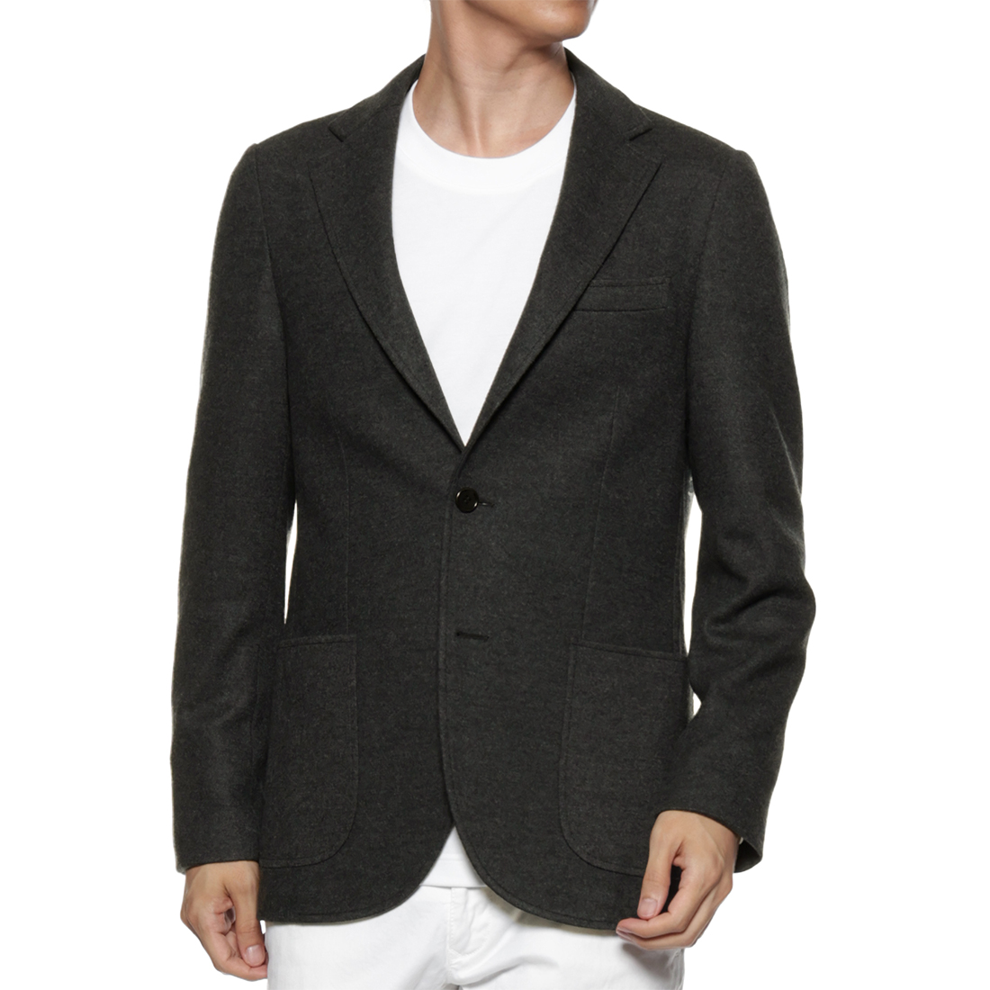 フランネル テーラードジャケット