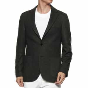 【BARNEY'S NEW YORK】 ノーカラージャケット サイズ36 セットアップウォッシャブルノーカラージャケット（2170773