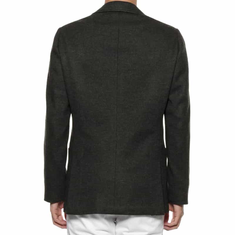 BARNEYS NEW YORK フランネル テーラードジャケット GRAY