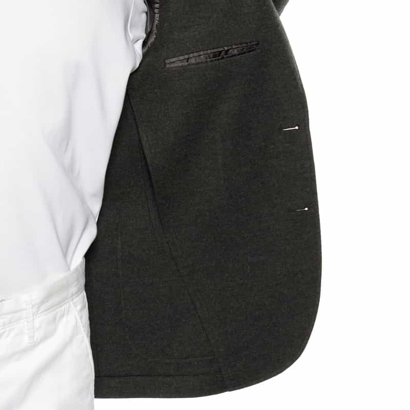 BARNEYS NEW YORK フランネル テーラードジャケット GRAY