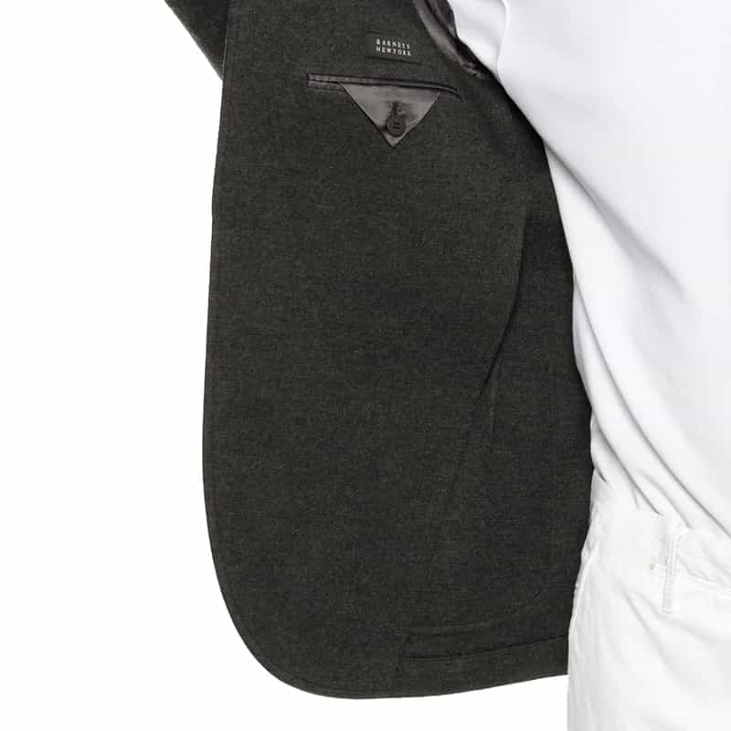 BARNEYS NEW YORK フランネル テーラードジャケット GRAY