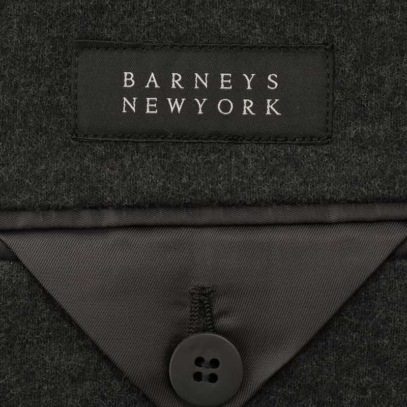 BARNEYS NEW YORK フランネル テーラードジャケット GRAY