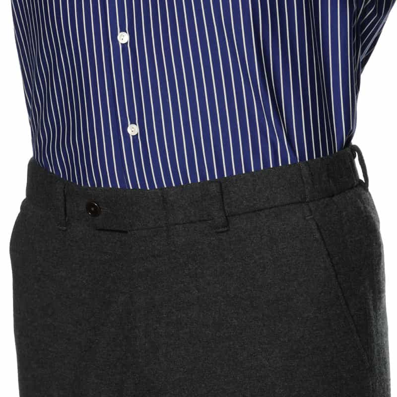 BARNEYS NEW YORK ウール素材イージーパンツ GRAY