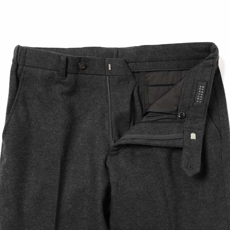 BARNEYS NEW YORK ウール素材イージーパンツ GRAY