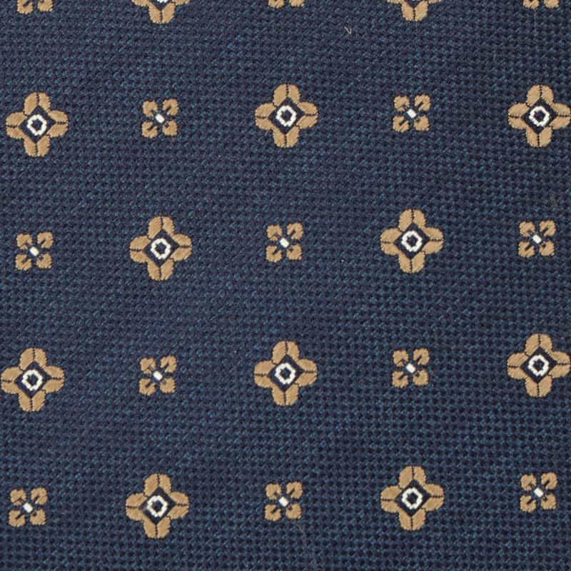BARNEYS NEW YORK 小花柄タイ NAVY