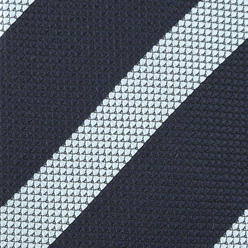 BARNEYS NEW YORK ストライプ柄タイ BLUE