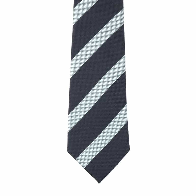 BARNEYS NEW YORK ストライプ柄タイ BLUE