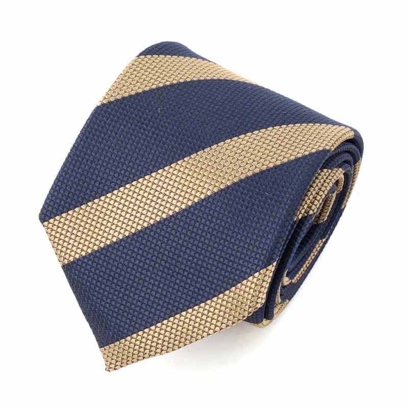 BARNEYS NEW YORK ストライプ柄タイ NAVY