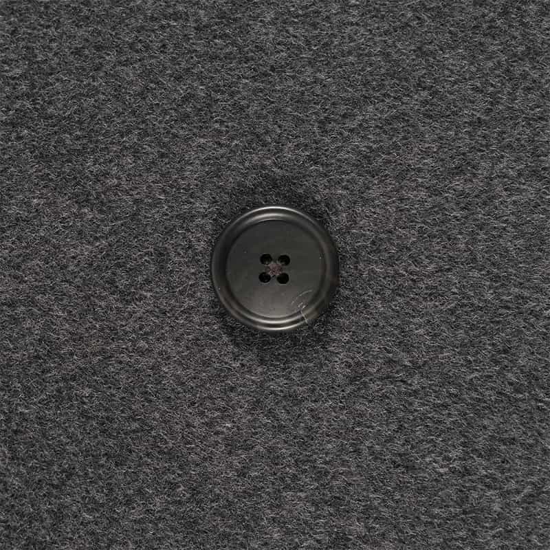 BARNEYS NEW YORK ウール素材ダブルブレスト チェスターコート GRAY