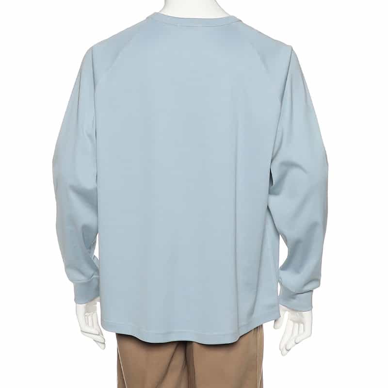 BARNEYS NEW YORK ラグランスリーブ オーバーサイズ ロングスリーブTシャツ BLUE