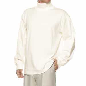 タートルネック オーバーサイズ ロングスリーブTシャツ