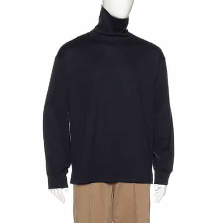 タートルネック オーバーサイズ ロングスリーブTシャツ