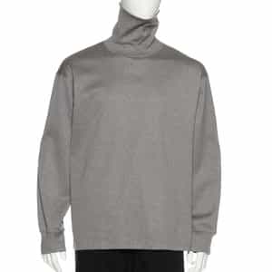 タートルネック オーバーサイズ ロングスリーブTシャツ