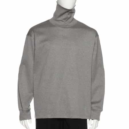 タートルネック オーバーサイズ ロングスリーブTシャツ
