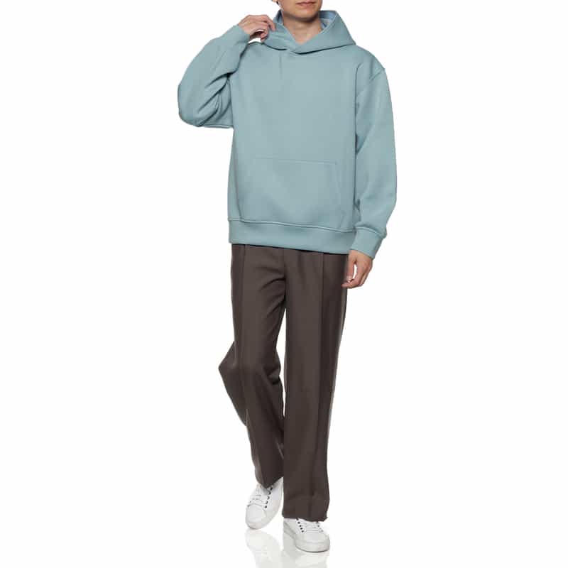 BARNEYS NEW YORK オーバーサイズ フーディ BLUE