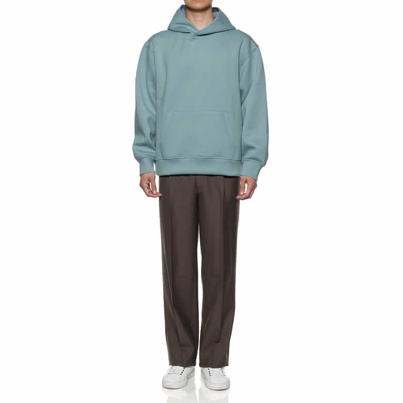 BARNEYS NEW YORK オーバーサイズ フーディ BLUE