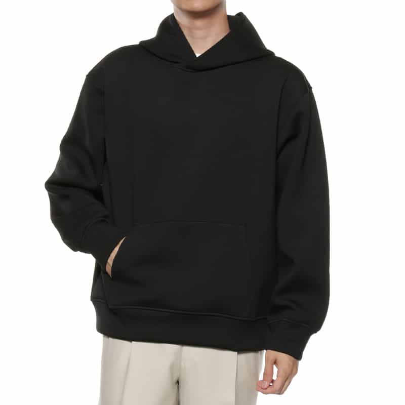 BARNEYS NEW YORK オーバーサイズ フーディ BLACK