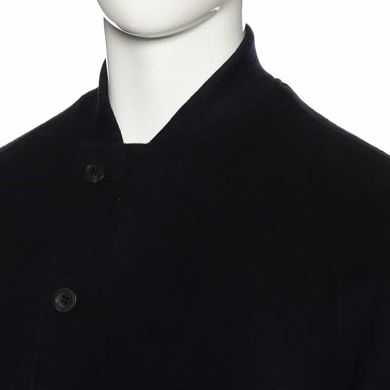 BARNEYS NEW YORK ウール素材スタジアムジャンパー NAVY