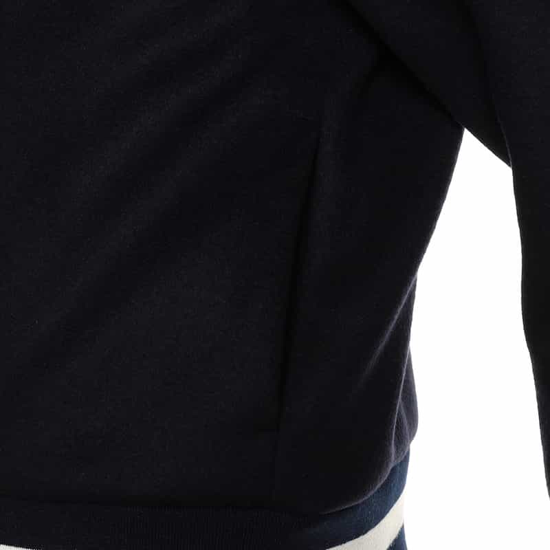 BARNEYS NEW YORK ウール素材スタジアムジャンパー NAVY