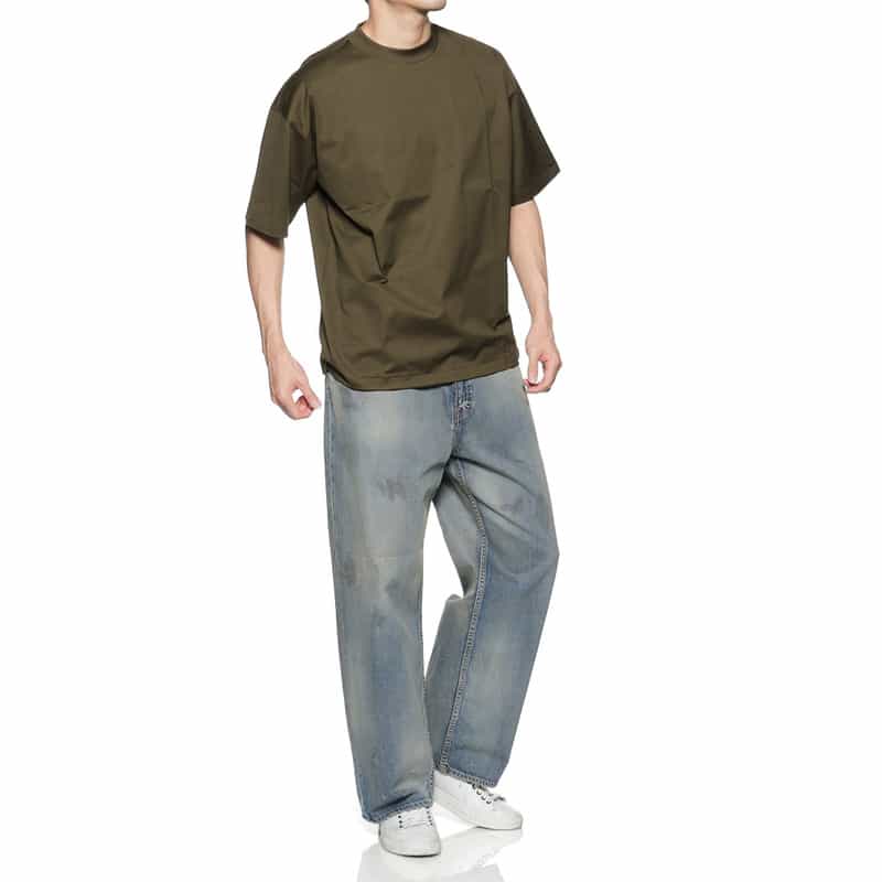 GIM GIM＜ジム＞バーニーズ　ニューヨーク限定 ワイドTシャツ KHAKI