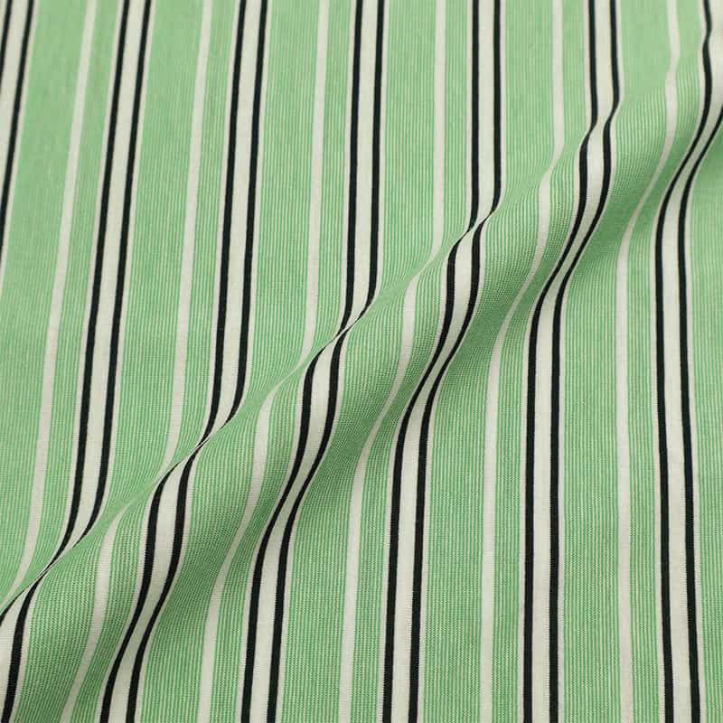 KANEMASA PHIL. KANEMASA PHIL.＜カネマサフィル＞ストライプ柄シャツ GREEN