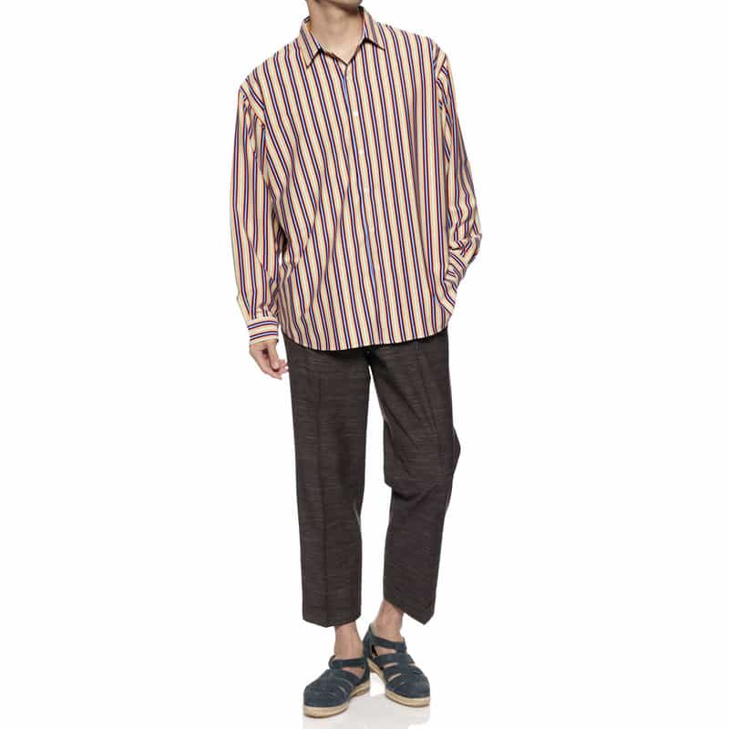 KANEMASA PHIL. KANEMASA PHIL.＜カネマサフィル＞ストライプ柄シャツ MULTICOLOR