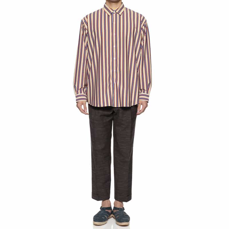 KANEMASA PHIL. KANEMASA PHIL.＜カネマサフィル＞ストライプ柄シャツ MULTICOLOR