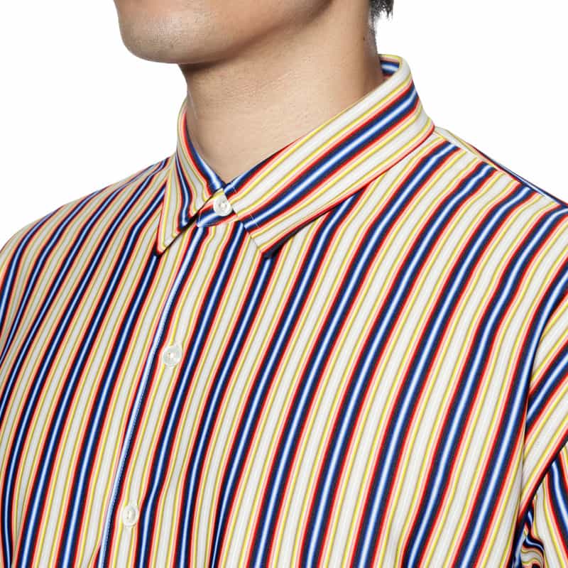 KANEMASA PHIL. KANEMASA PHIL.＜カネマサフィル＞ストライプ柄シャツ MULTICOLOR