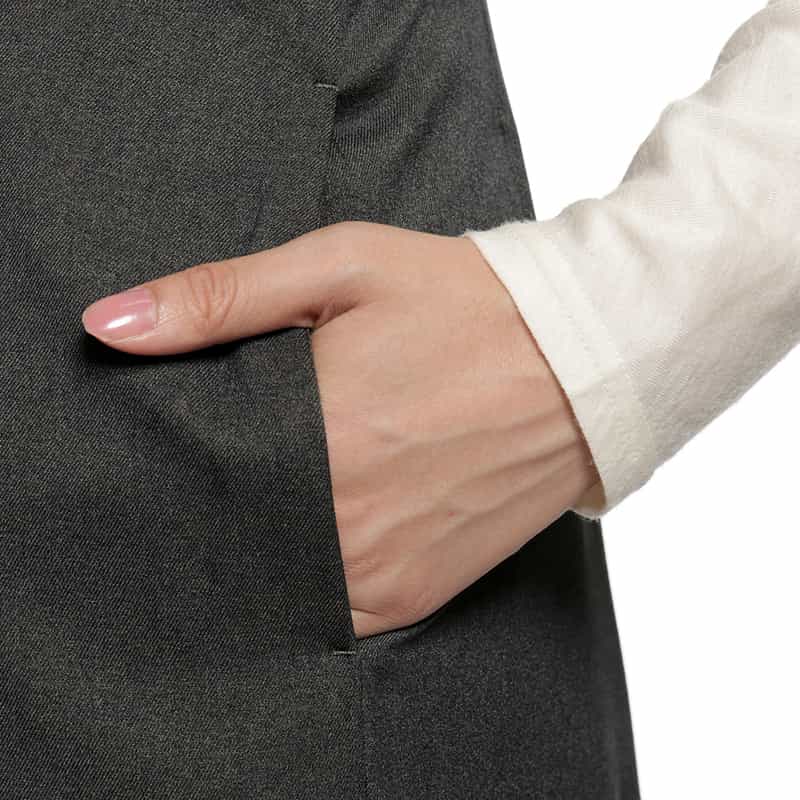 BARNEYS NEW YORK サイドカットオールインワン GRAY