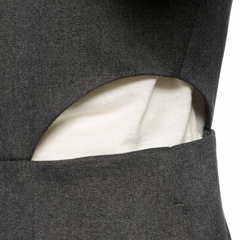 BARNEYS NEW YORK サイドカットオールインワン GRAY