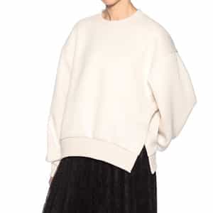 サイドスリット スエットプルオーバー