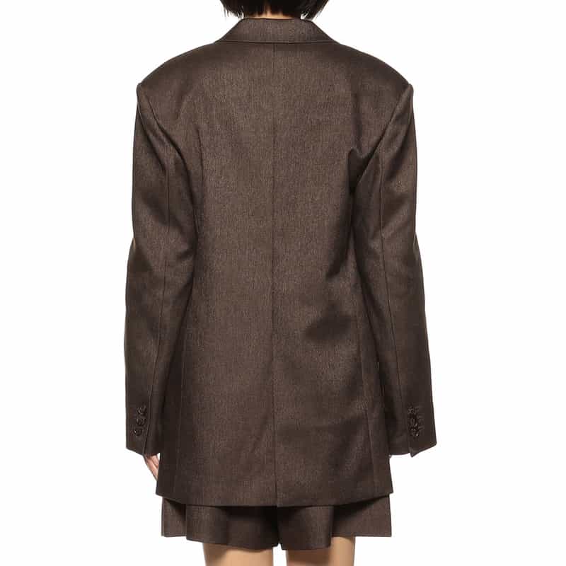 BARNEYS NEW YORK セットアップ オーバーサイズ テーラードジャケット BROWN