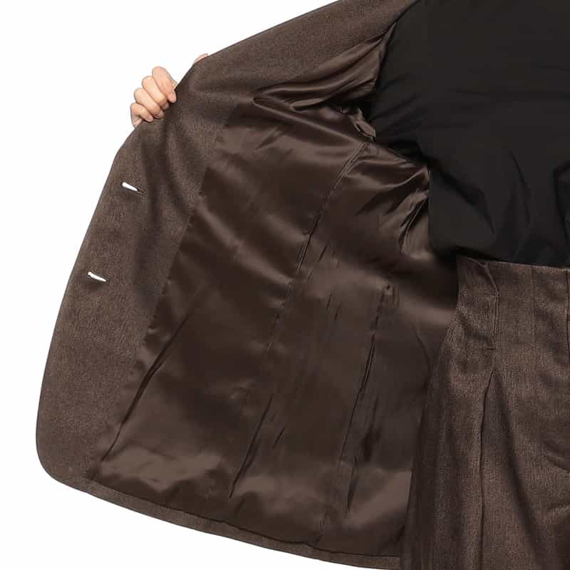 BARNEYS NEW YORK セットアップ オーバーサイズ テーラードジャケット BROWN