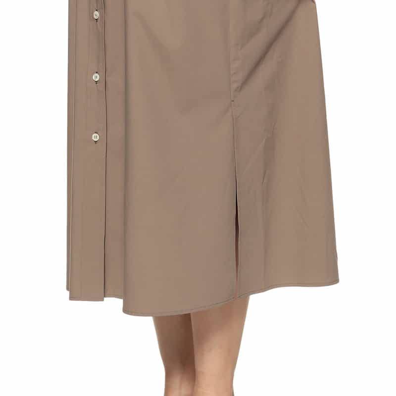 BARNEYS NEW YORK ベルテッド ロングシャツドレス BEIGE