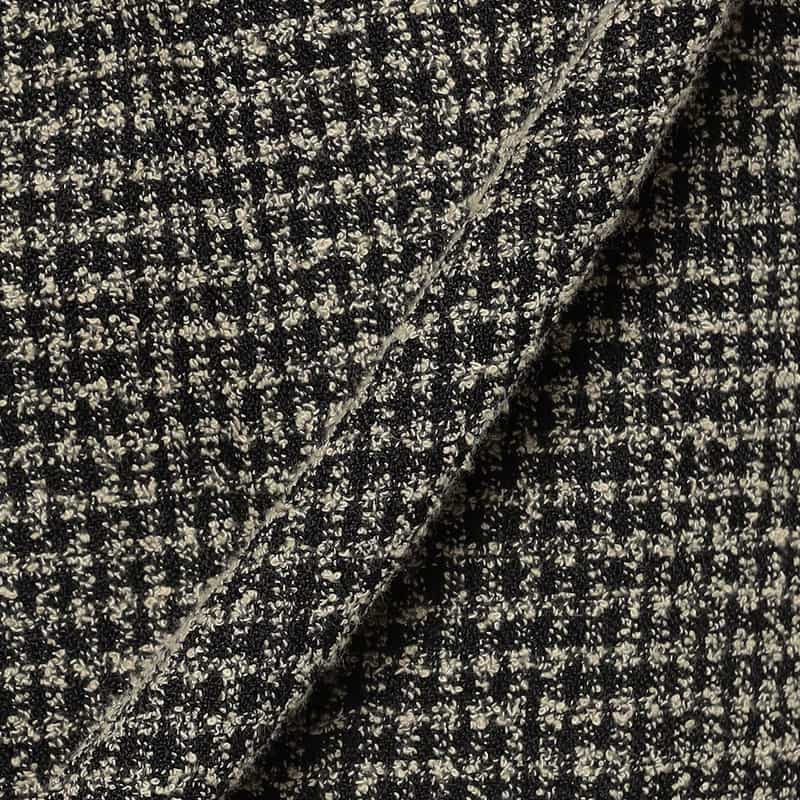 BARNEYS NEW YORK セットアップ チェック柄ツイード ワイドパンツ BEIGE