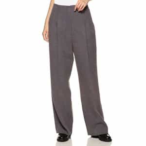 セットアップ チェック柄ツイード ワイドパンツ