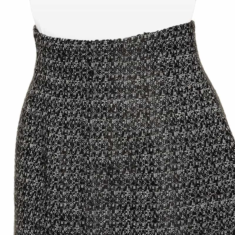 BARNEYS NEW YORK セットアップ ミックスツイード ミニスカート WHITE