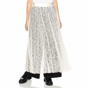 シアー レース ロングスカート