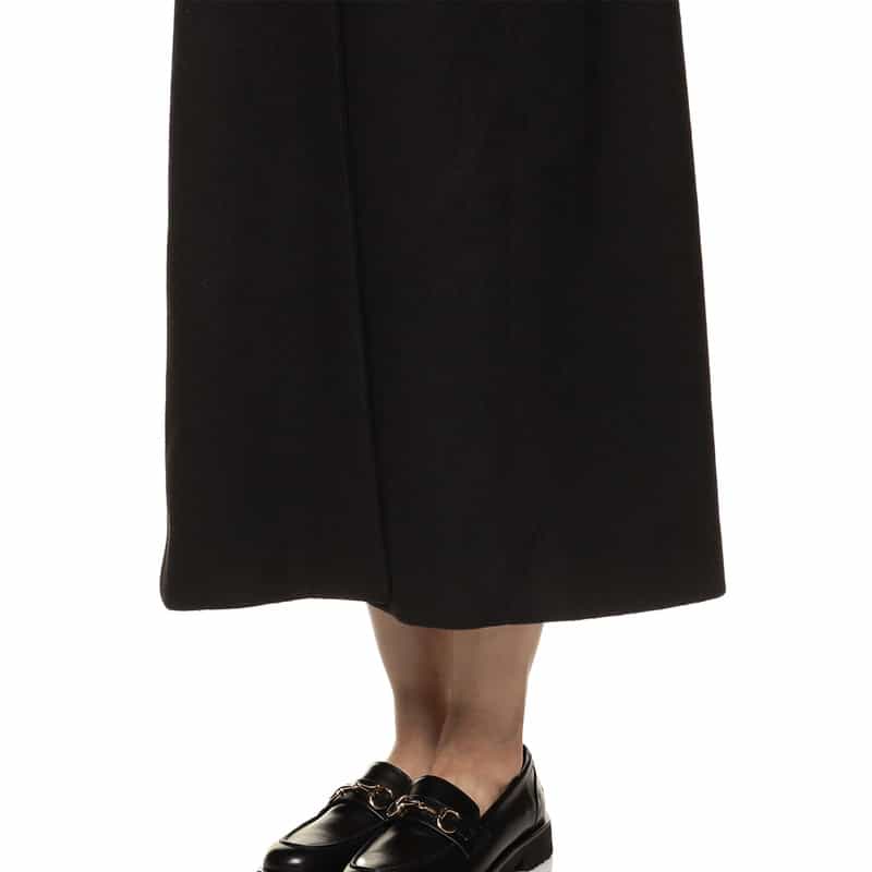 BARNEYS NEW YORK バックコンシャス ロングコート BLACK