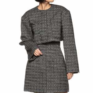 BARNEYS NEWYORK ツイードジャケット セットアップ ミックスツイード ショートジャケット（2230026