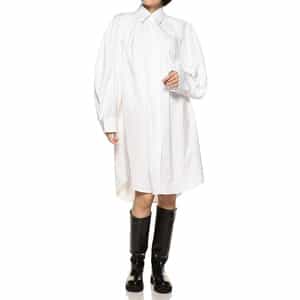 ロングスリーブ ショート シャツドレス