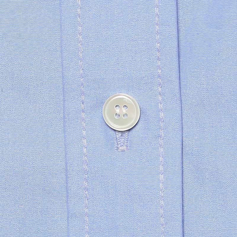 BARNEYS NEW YORK レギュラーカラー ロングシャツ BLUE